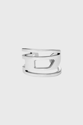 Diesel Stainless Steel Ear Cuff - Ear Cuffs - Unisex - Silver