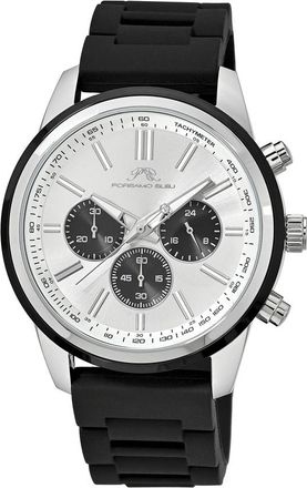 Porsamo Bleu Logan Chronograph Quartz Silver Dial Mens Watch 1451ALOR