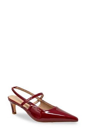 Chase + Chloe by Intouch Footwear Zandra Slingback Pump in Red Patent at Nordstrom Rack, Size 7.5