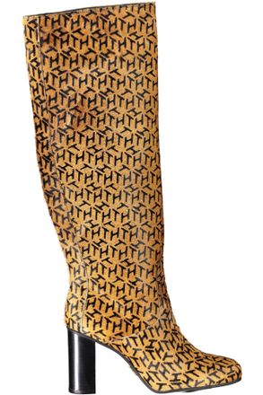 Tommy Hilfiger Th Monogram Kalfsleren Kniehoge Laarzen