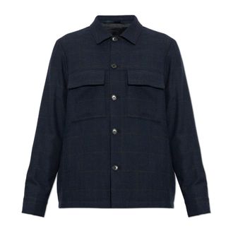 Paul Smith Overshirt a quadri - - Jackets - Uomo - Blu - XL