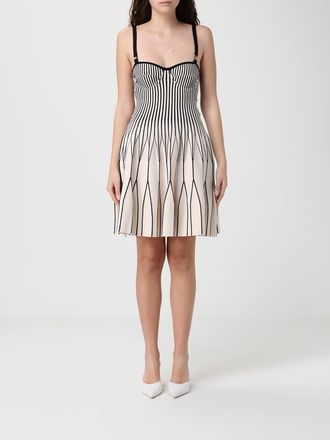 Elisabetta Franchi Abito midi in maglia bicolor Elisabetta Franchi