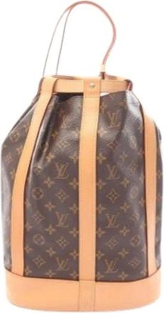 Louis Vuitton Pre-owned Backpacks, female, Brown, Size: ONE SIZE Pre-owned Vintage Shoulder Bag