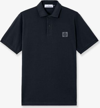 Stone Island Polo in cotone biologico - STONE ISLAND - gender_Man