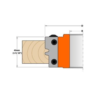 CMT 695.009.01 COPPIA COLTELLI X GIUNZIONI PARALLELE HW 40x18x2mm