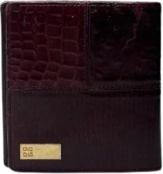 Givenchy Pre-owned Wallets, female, Purple, Size: ONE SIZE Pre-owned Leather Wallet
