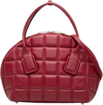 Bottega Veneta Pre-owned Swoop Bag - Dames - Pre-owned - Rood - Maat: ONE Size Leer