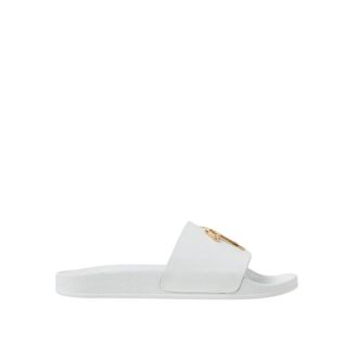 Giuseppe Zanotti Giuseppe Zanotti, Sliders, male, White, Size: 8 US White Leather Slide Sandals