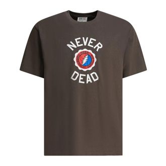 Thisisneverthat GD Never Dead T-shirt - Heren - Tops - Bruin - Maat: S Katoen