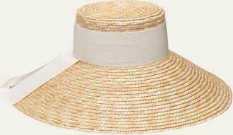 Eugenia Kim Mirabel Wide-Brim Straw Sun Hat