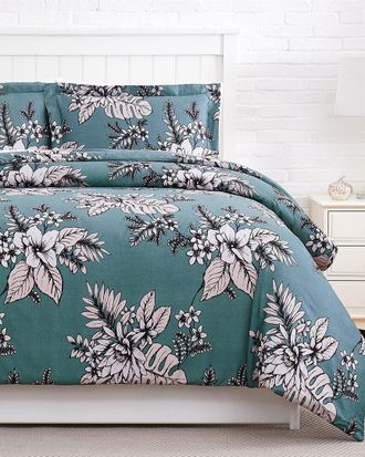 Southshore Fine Linens Flora 300Tc Sateen Duvet Set