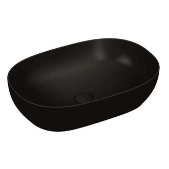 Vitra Lavabo da appoggio nero matto Vitra sanitari 60 cm 5995B483-0016