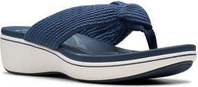 Clarks Breezerae Erin Wedge Sandal in Navy at Nordstrom Rack, Size 8.5