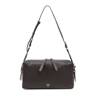 Pinko Pinko, Dames, Tassen, Grijs, Maat: ONE Size Leer