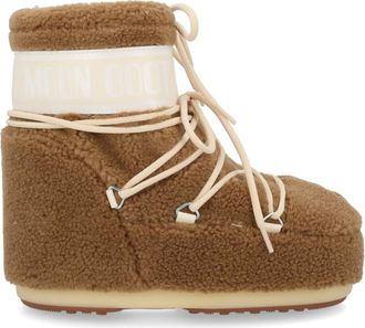 Moon Boot Icon Low Fleece - Shoes - Mujer - Marr&oacute;n - 39 EU