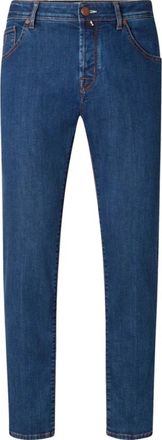 Jacob Cohen Bard Slim Fit Jeans - Heren - Slim Fit Jeans - Blauw - W33 - Katoen - Jeans