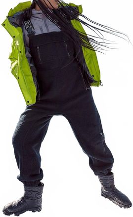 Free People Hit The Slopes Salopete In Black