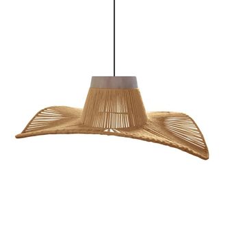 Tosel Suspensi&oacute;n metal Alt.90cm natural ;Pantalla: natural