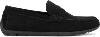 Kazar Casual Mocassins - Heren - Loafers - Zwart - 40 EU - Leer - Schoenen