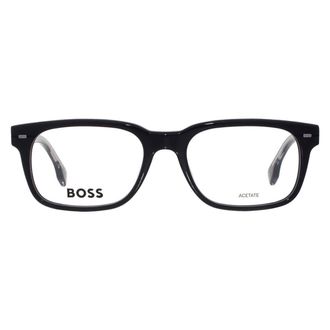 HUGO BOSS Demo Square Mens Eyeglasses BOSS 1383 0807 53