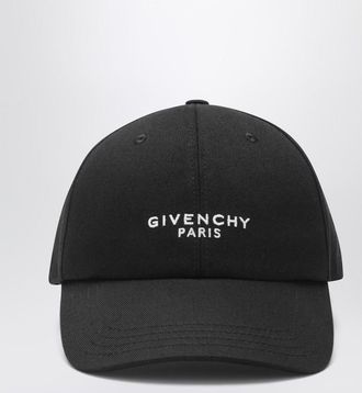 Givenchy Black baseball cap with logo