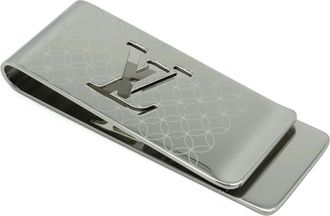 Louis Vuitton Silver Stainless Steel Money Clip (Pre-Owned)