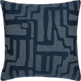 Elaine Smith Noble Indoor & Outdoor Woven Accent Pillow in Indigo at Nordstrom, Size 12X20