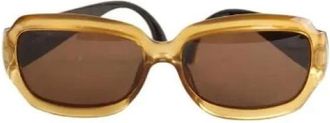 Dior Pre-owned Accessories, female, Brown, Size: ONE SIZE Pre-owned Plastic Sunglasses
