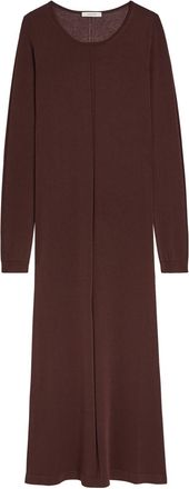 Christophe Lemaire Fine-knit Midi Dress - Brown - S (UK8-10 / S)