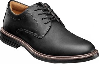 Florsheim Mens Norwalk Plain Toe Oxford Shoes In Black Multi