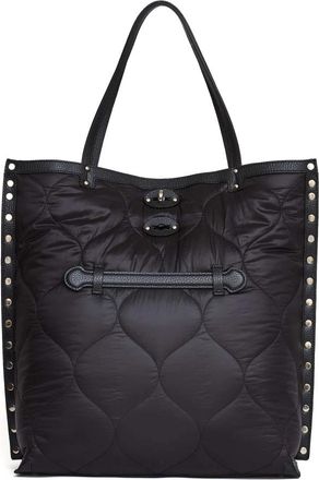 Zanellato Tote Bag - Dames - Shoppers - Zwart - ONE Size - Katoen - Tassen