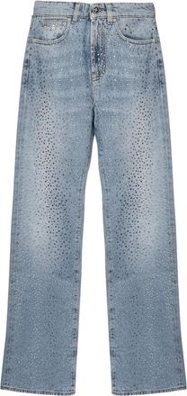 John Richmond Jeans con cristalli - Blu