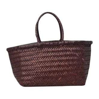 Dragon Diffusion Tote Bags, female, Brown, Size: ONE SIZE Bamboo Triple Jump Small