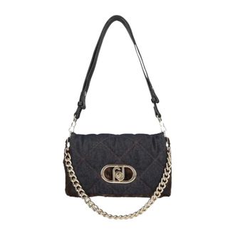 Liu Jo Tassen, Dames, Blauw, ONE Size, Denim, M Crossbody