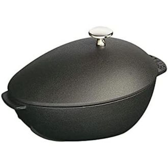 Staub Cocotte, Metal, Negro Mate, 25 Cm - Staub