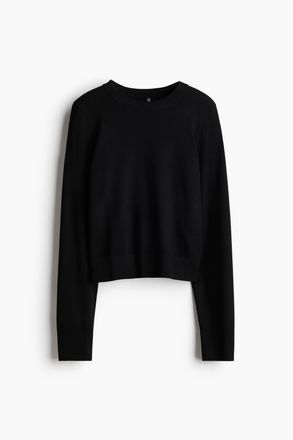 H&M Feinstrickpullover - Schwarz