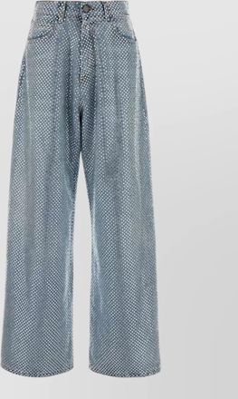 Giuseppe Di Morabito high waist denim jeans wide leg