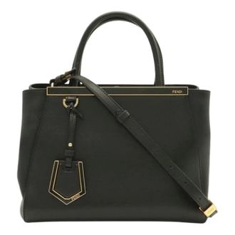 Fendi Pre-owned Vintage Handbag - Dames - Pre-owned - Zwart - Maat: ONE Size Leer