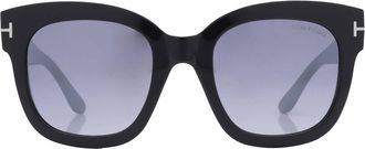 Tom Ford Beatrix Smoke Mirror Cat Eye Ladies Sunglasses FT0613 01C 52