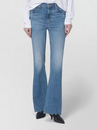 Mother denim flared trousers