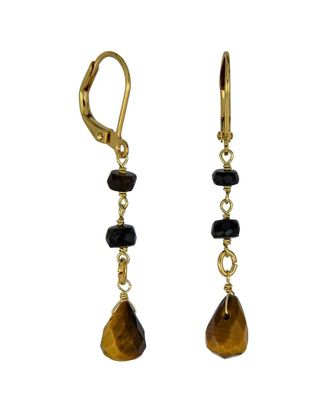 Rachel Reinhardt Jewelry 14K Over Silver Gemstone Droplet Earrings
