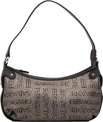 Ferragamo Pre-owned Ferragamo Embroidered Polyester Shoulder Bag U3B24O57H49HEKBO