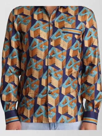 Dolce & Gabbana silk printed shirt