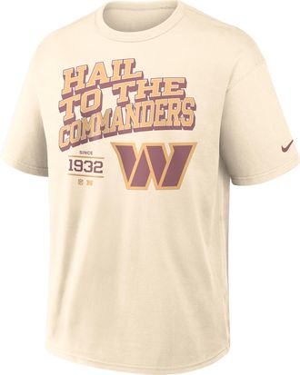 Nike Washington Commanders Max90 Nike Mens NFL T-Shirt in Brown | 04T615A9E-S0W