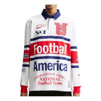 Nike x USA x V.A.A. Cryoshot Long-Sleeve Rugby Top White IM3227-100