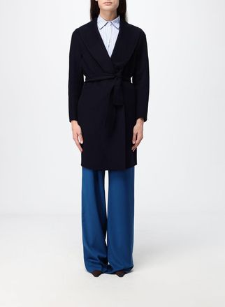 Max Mara Cappotto lungo a vestaglia Estremo in lana e cashmere con cintura