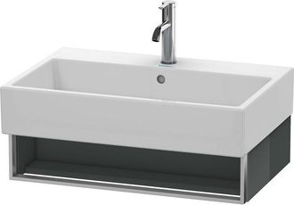 Duravit Mueble De Pared Duravit Vero Air 68,4 X 43,1 Cm, 1 Compartimento Abierto, Para Vero Air 235070, Color (frente/cuerpo): Laca De Alto Brillo Dolomiti Gr