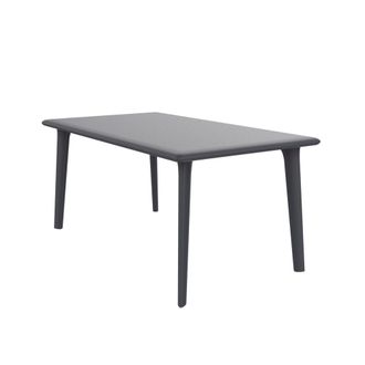 Resol Mesa Rectangular Exterior 160x90 Gris Oscuro Dessa Resol