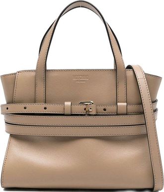 Moschino Tie Me Small Leather Handbag