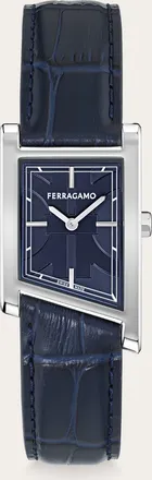 Ferragamo Men Ferragamo Asymetrique watch Blue